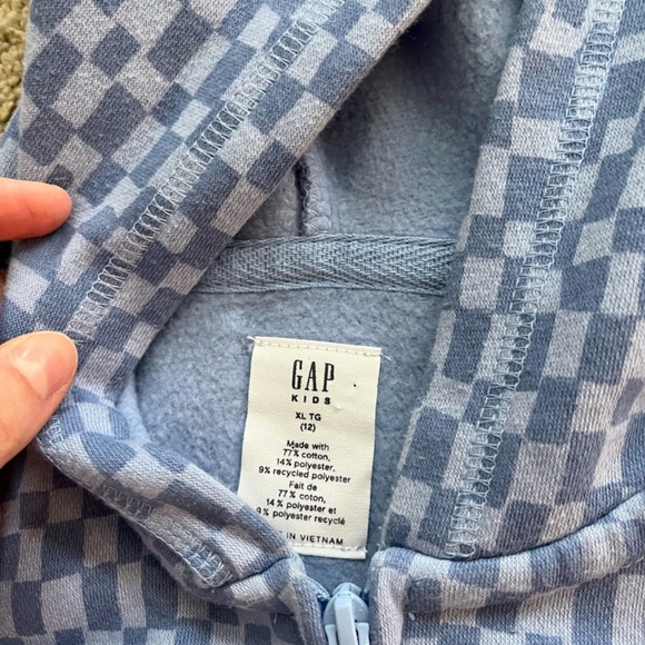 GAP Check Print Logo Hoodie - Picture 4 of 4